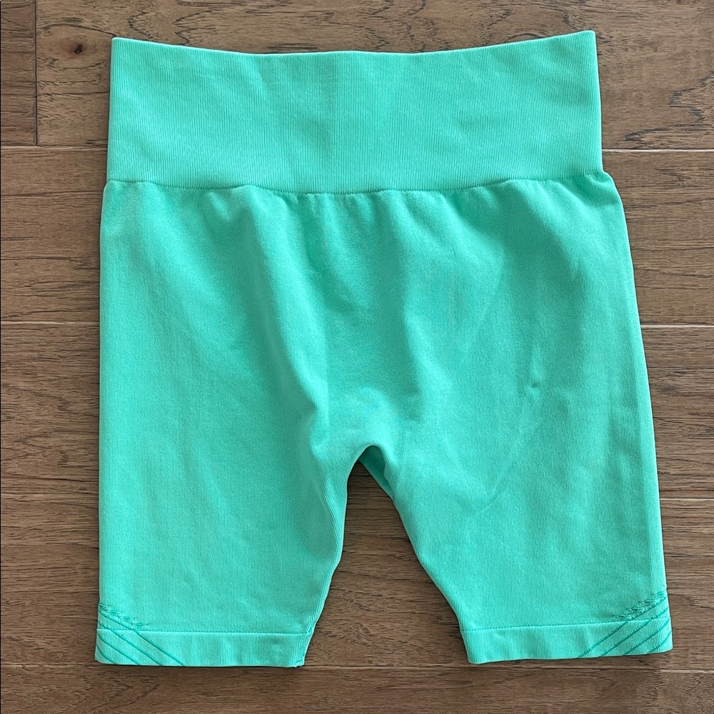 Joy Lab Mint Green Athletic Bike Shorts Large